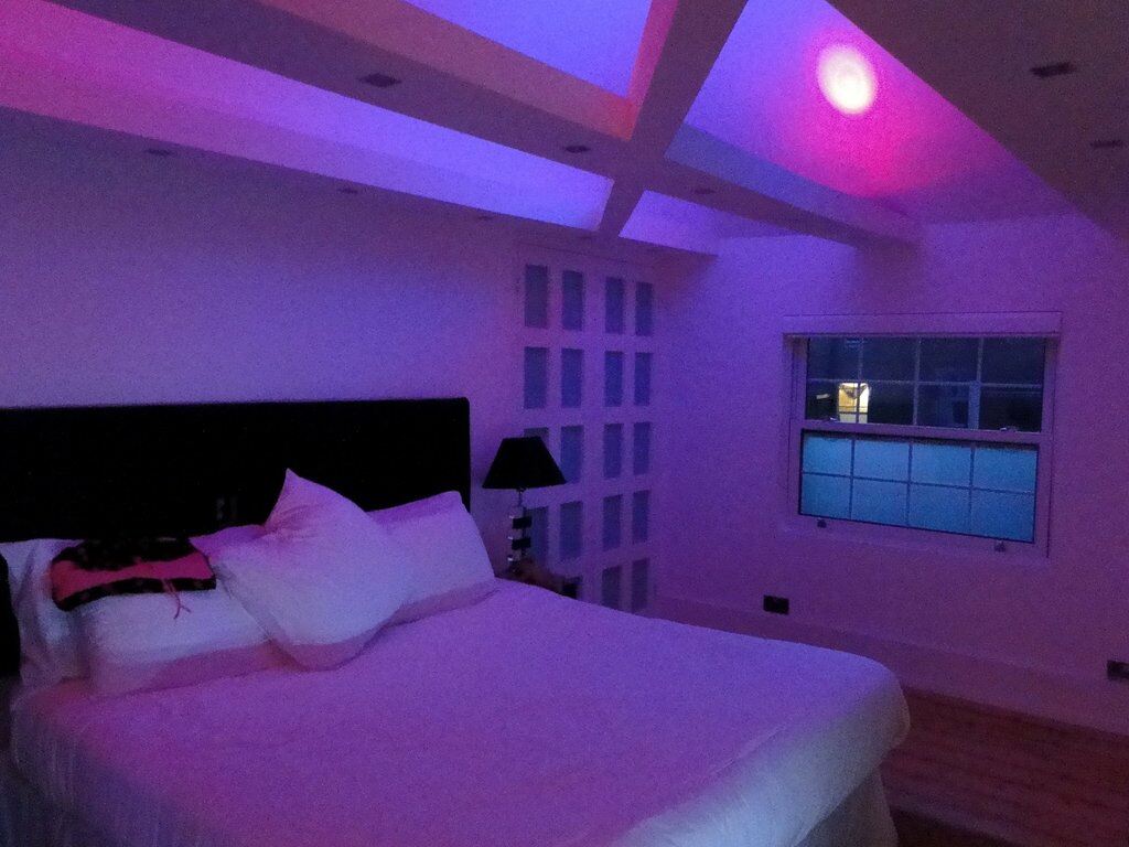 Bedroom mood lighting
