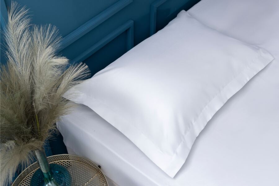 Cotton Sateen 600 Count Oxford Pillowcase Cotton Sateen 600 Count Oxford Pillowcase