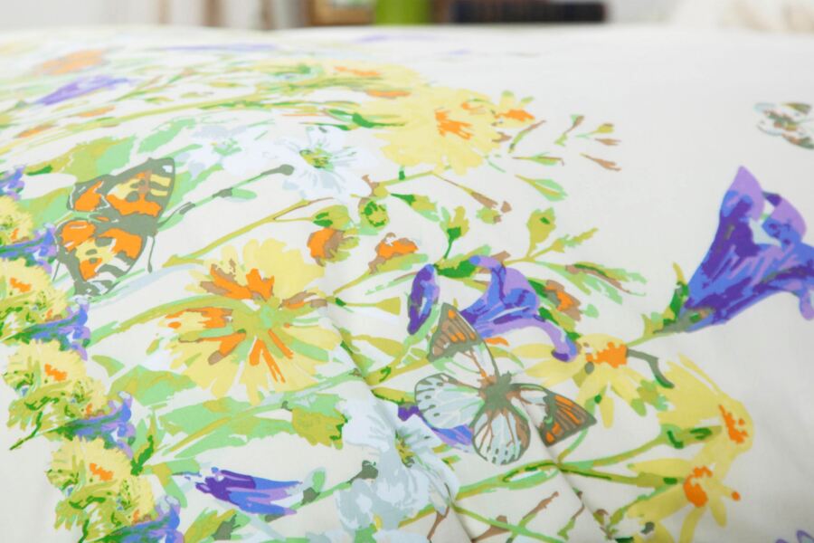 Bluebell Meadow Fitted Valance Sheet Bluebell Meadow Fitted Valance Sheet