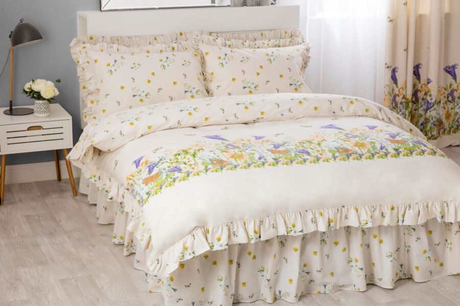 Bluebell Meadow Fitted Valance Sheet Bluebell Meadow Fitted Valance Sheet