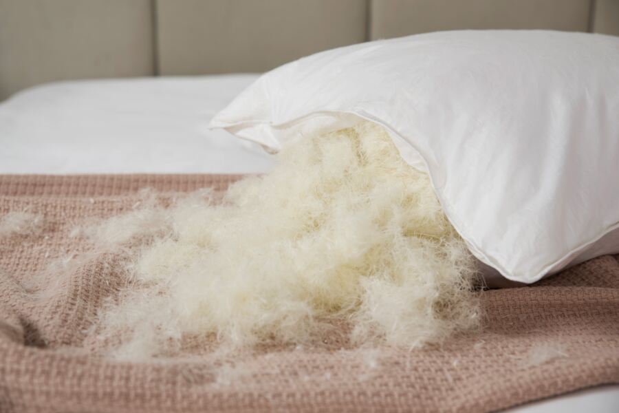 Hotel Milled Duck Feather Pillow Pair Hotel Milled Duck Feather Pillow Pair