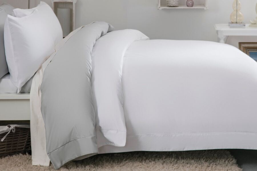 Egyptian Cotton 400 Count Oxford Duvet Cover Egyptian Cotton 400 Count Oxford Duvet Cover
